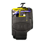 TAPETE CAUCHO UNIVERSAL CHEVROLET NEGRO 3 PIEZAS