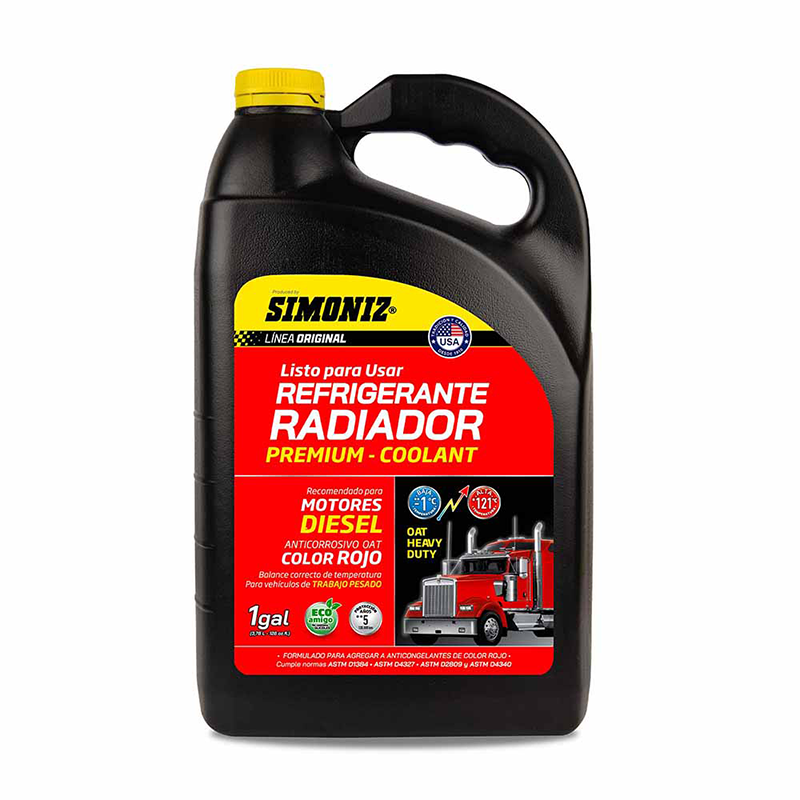 203420-1-Refrigerante_Radiador_Rojo_Motores_Diesel_Simoniz_Galon.webp REFRIGERANTE RADIADOR ROJO MOTORES DIESEL SIMONIZ - GALÓN - Imagen 1