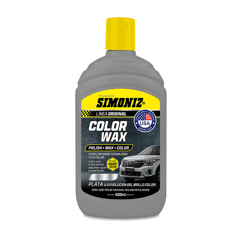 209161-1-Cera_Color_Wax_Simoniz_Con_Nano_Tecnologia_Plata_500ml.webp CERA COLOR WAX SIMONIZ CON NANO TECNOLOGÍA PLATA 500ML - Imagen 1